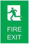 FIRE EXIT 3 Sign
